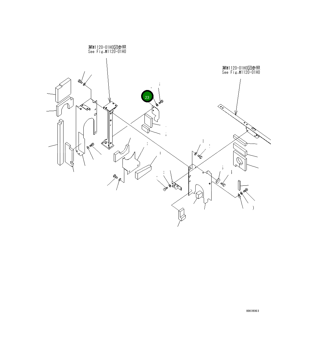 Крышка 208-54-71891 Komatsu