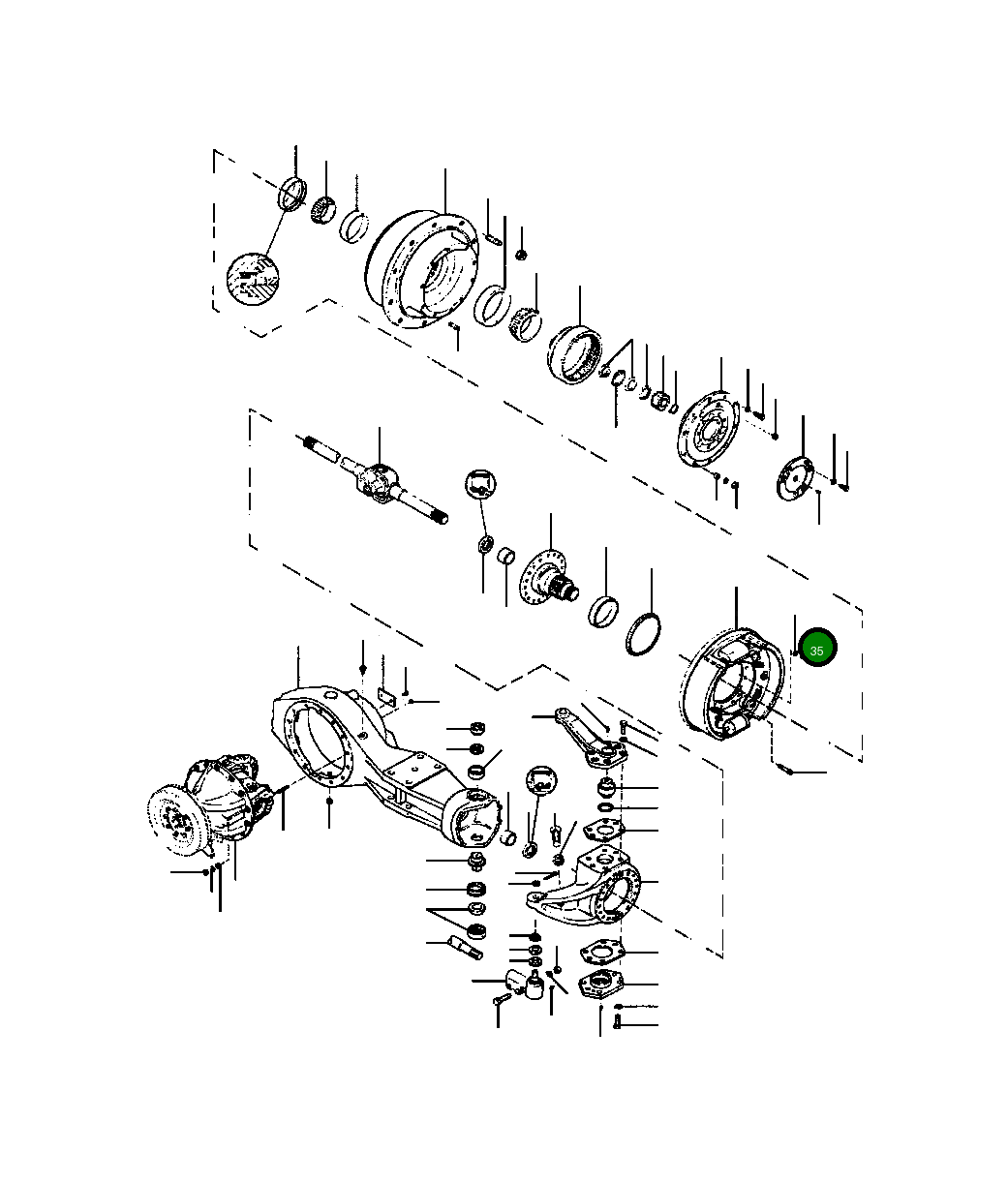 Болт 122 013 Komatsu
