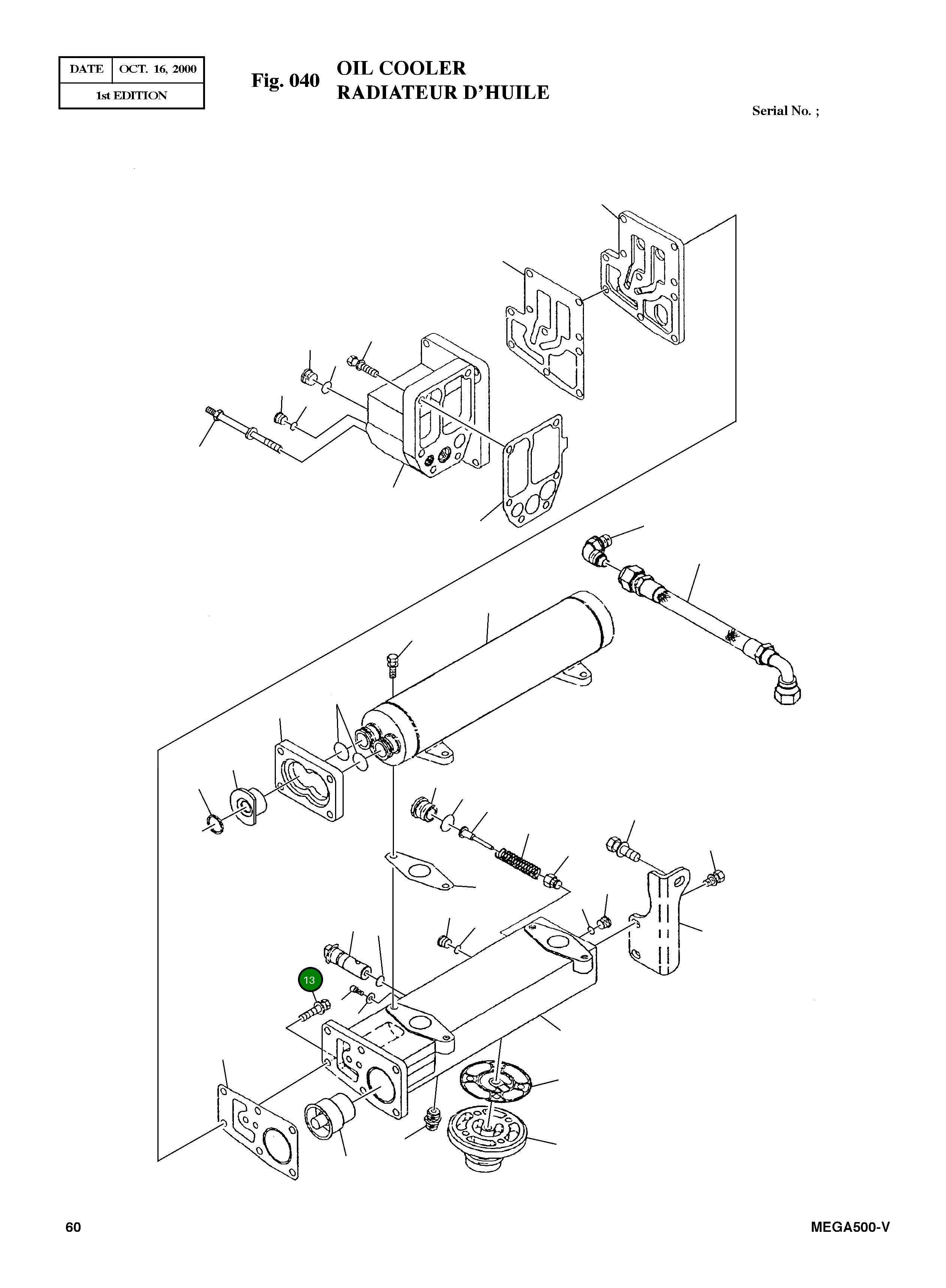 Болт 3042889 Komatsu