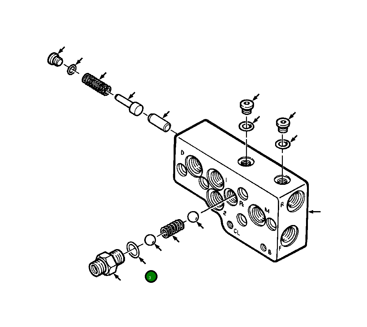 Кольцо уплотнительное (O-Ring) 369 751 R1 Komatsu