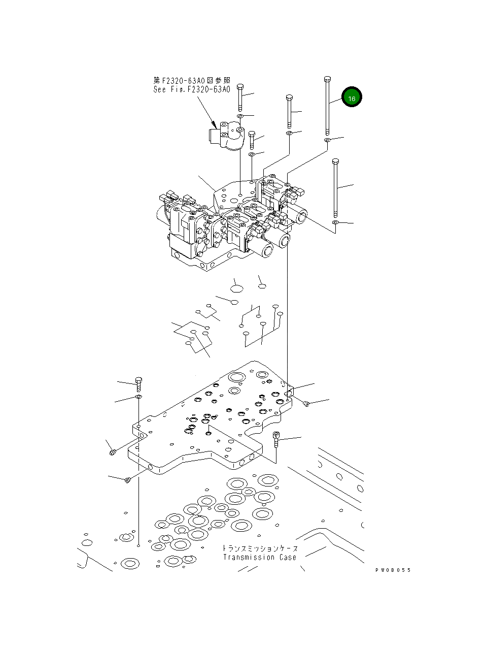 Болт 581-08-11960 Komatsu