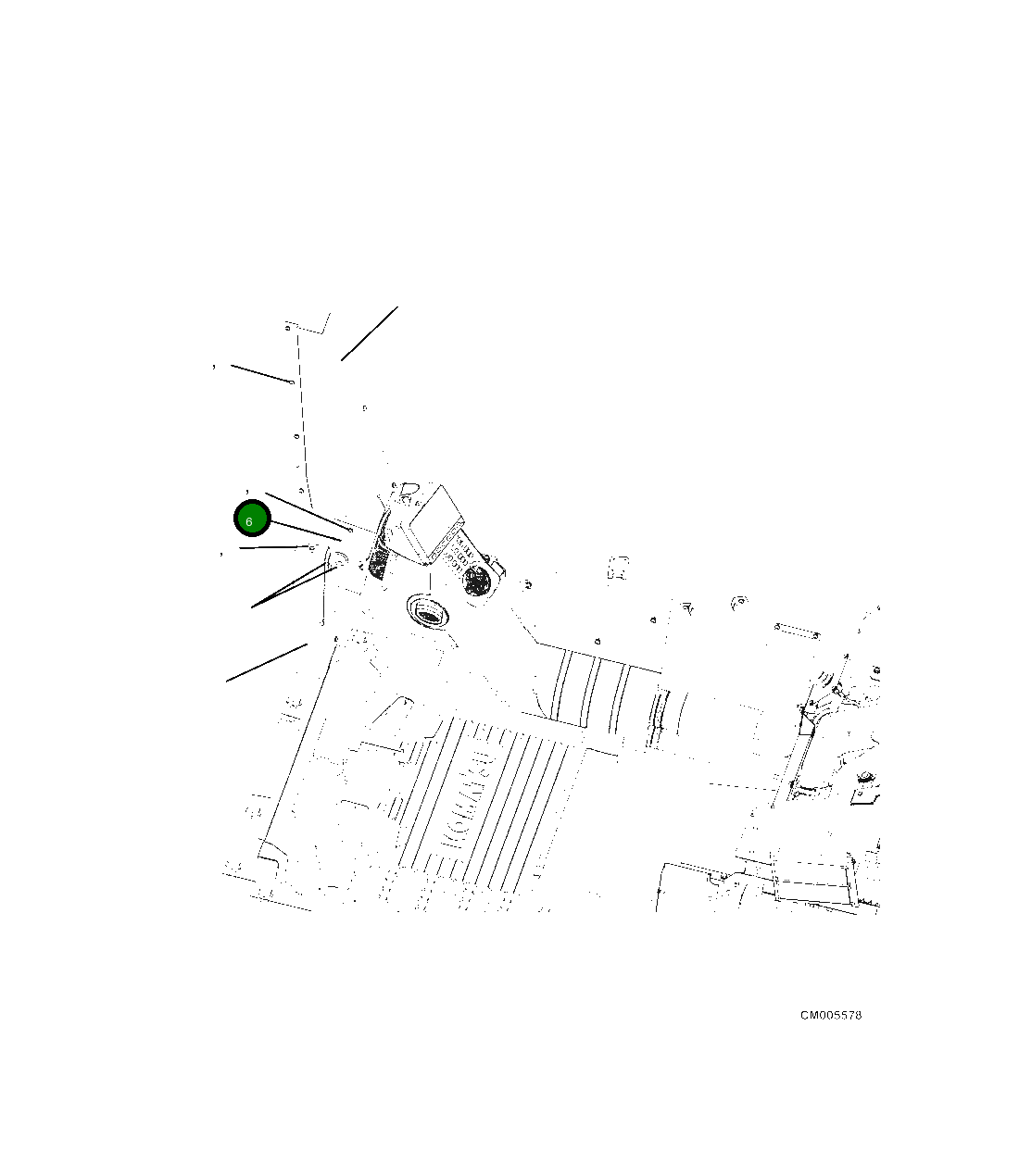 Крышка 207-53-34240  Komatsu