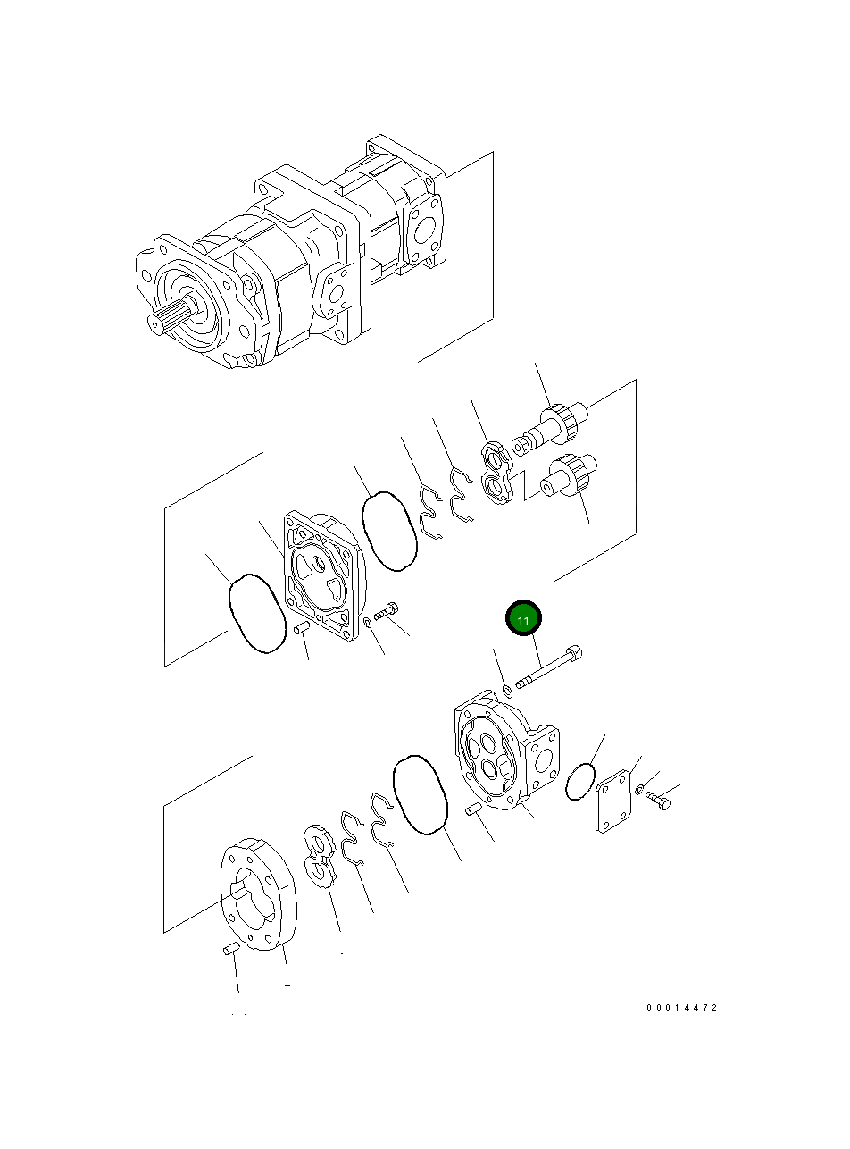 Болт 705-17-02730 Komatsu
