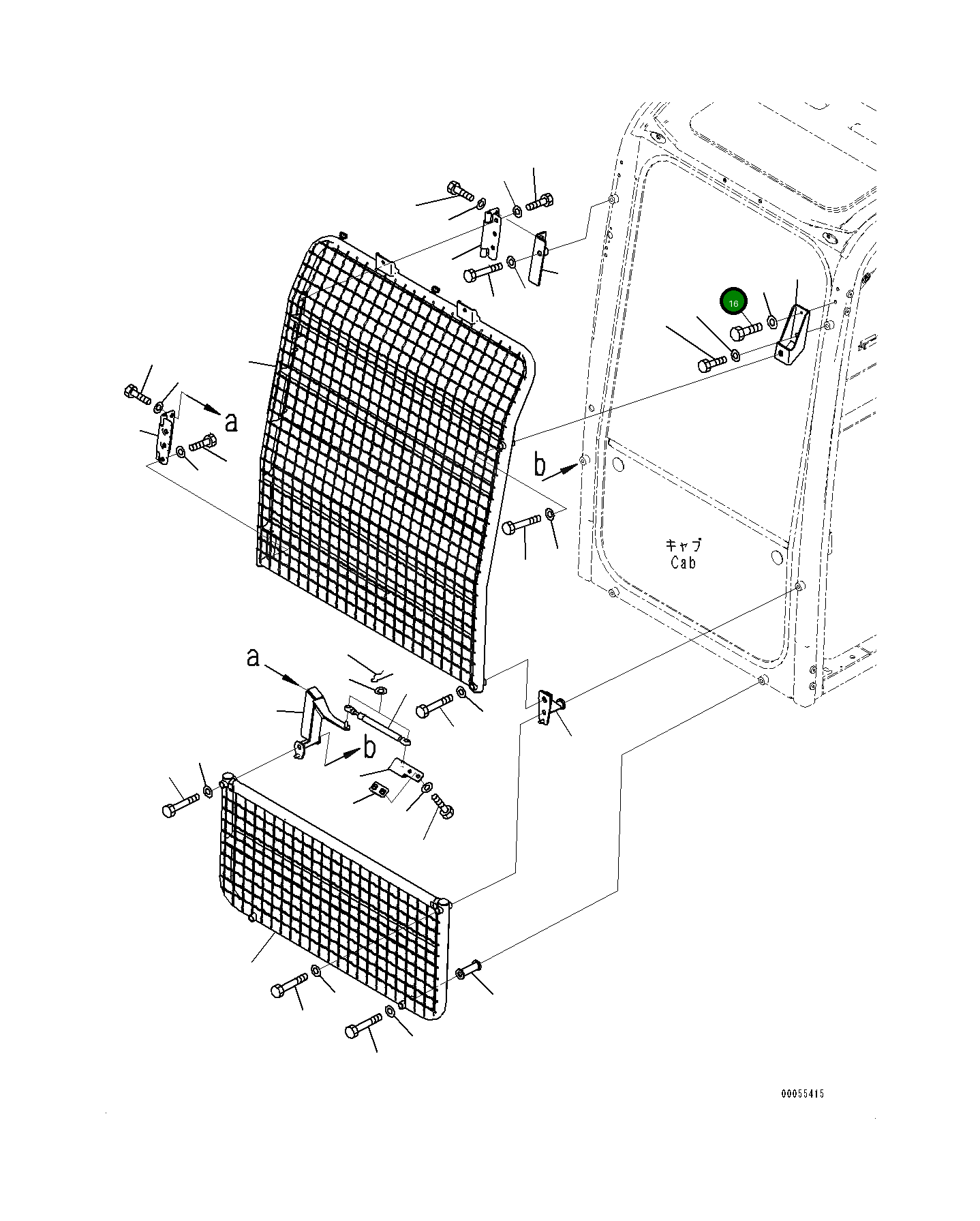 Болт 01010D0640 Komatsu