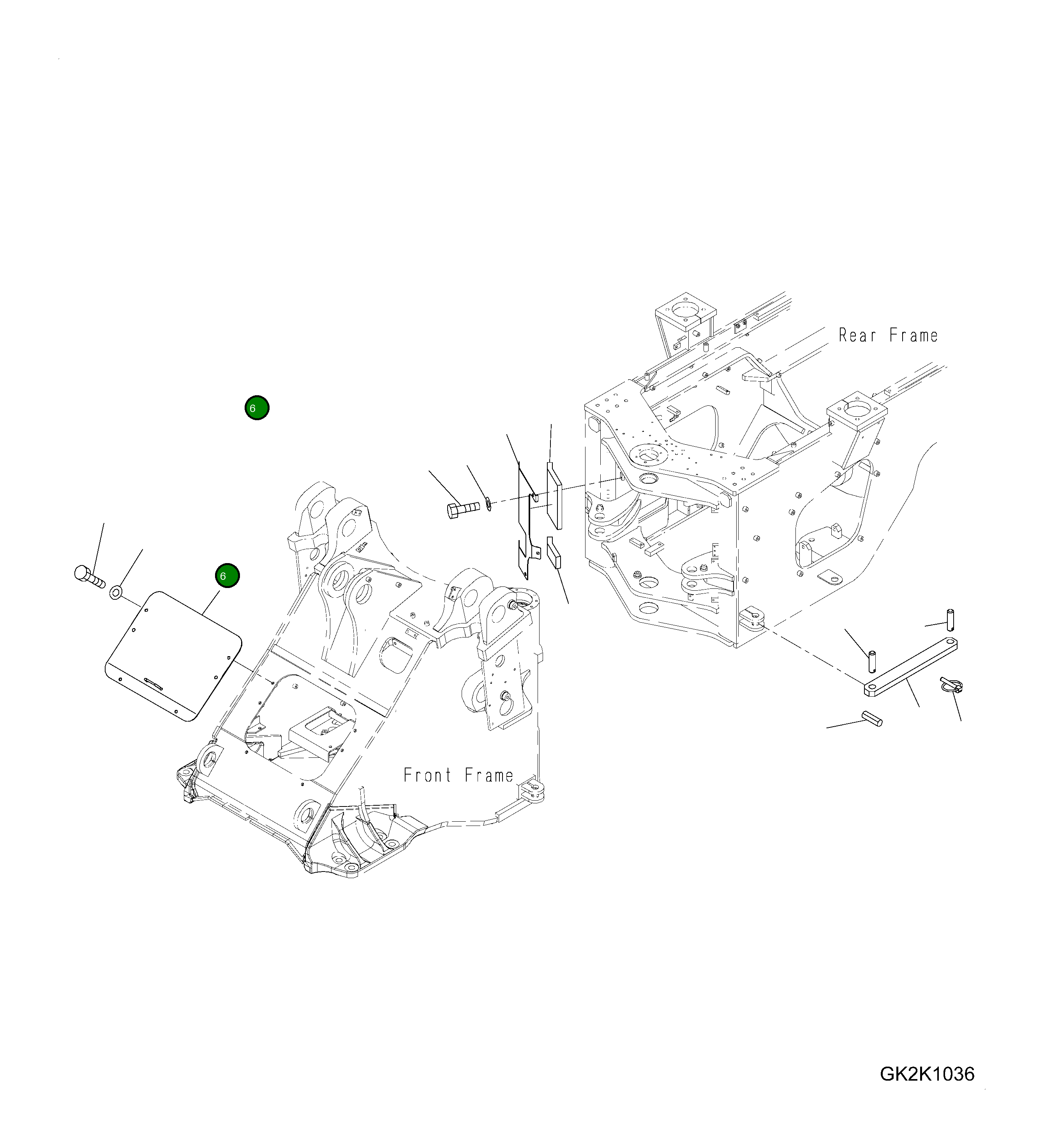 Крышка 423-46-31421 Komatsu