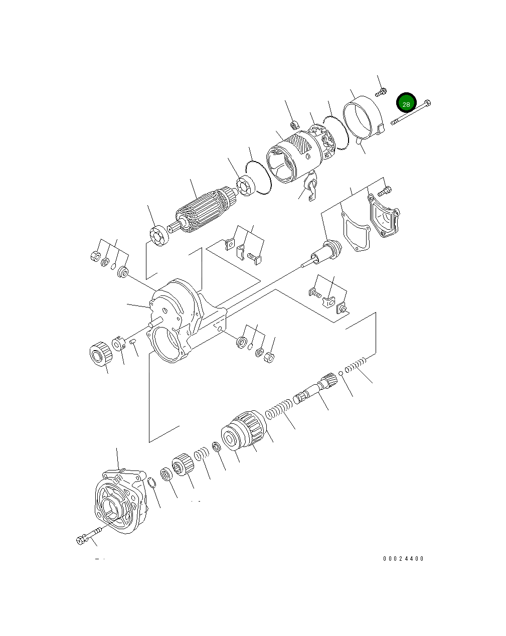 Болт 456-739 Komatsu