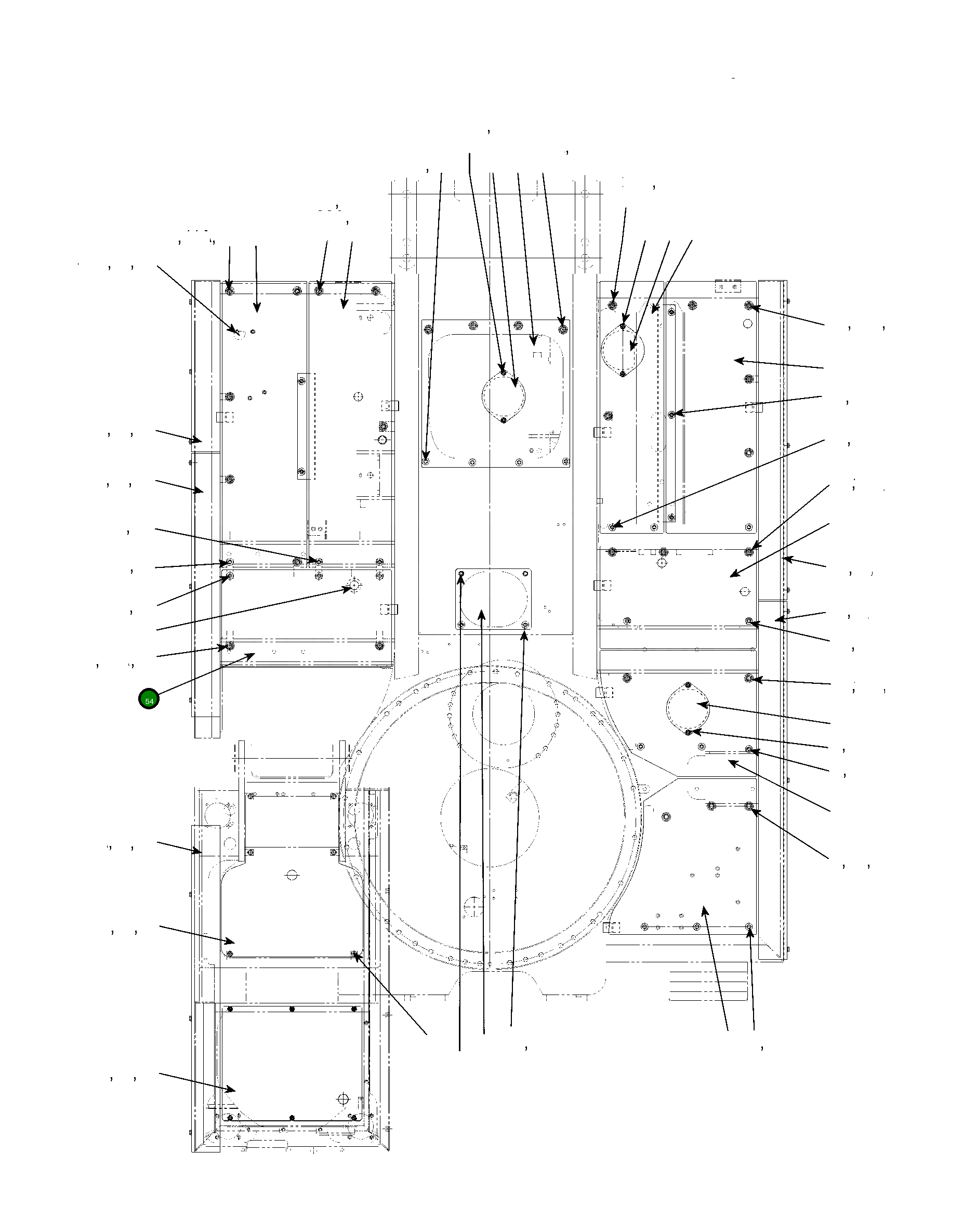 Крышка 207-54-KB680  Komatsu
