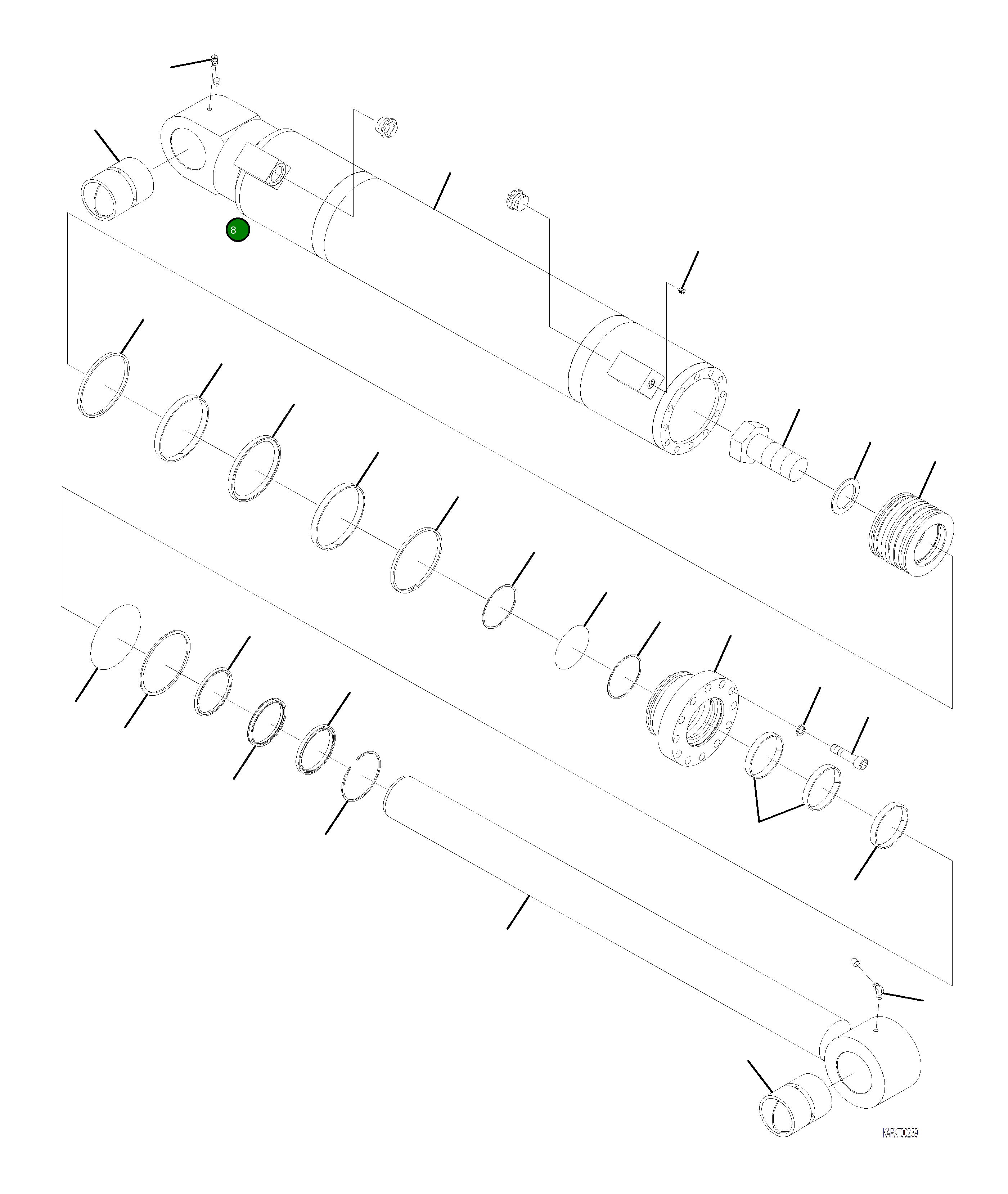 Кольцо уплотнительное (O-Ring) 4A1-30-10270 Komatsu