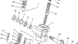 Регулировочная прокладка 512-40-15460 Komatsu