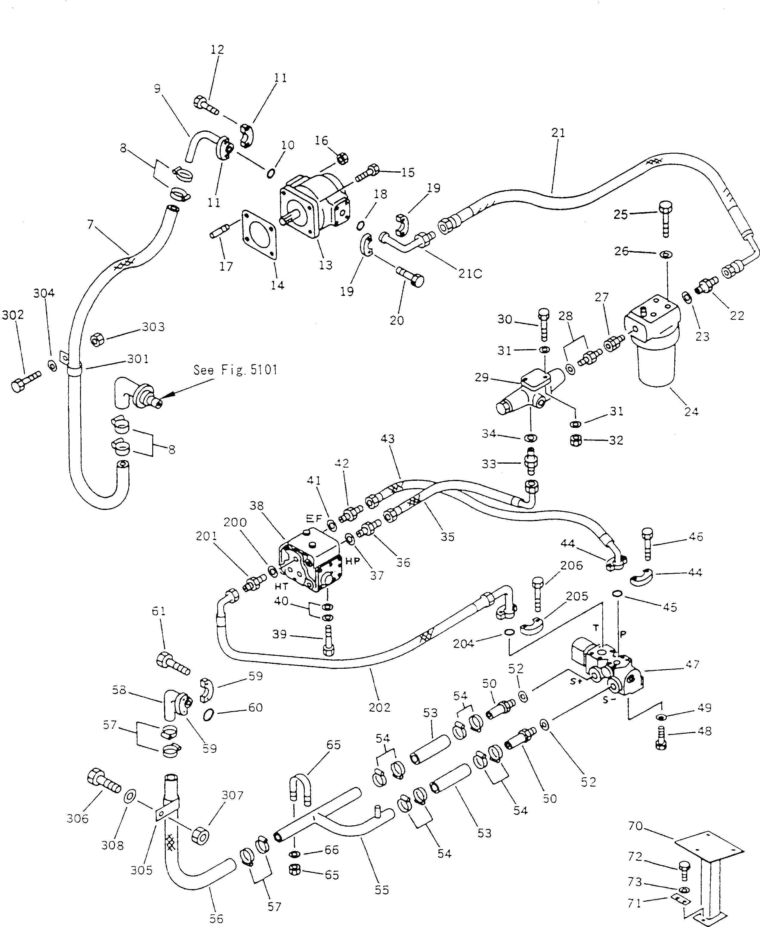 Кольцо уплотнительное (O-Ring) BW055641  Komatsu