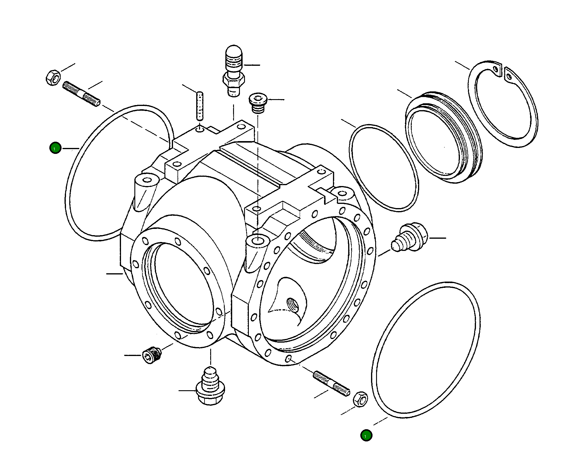 Кольцо уплотнительное (O-Ring) 4918992M1  Komatsu