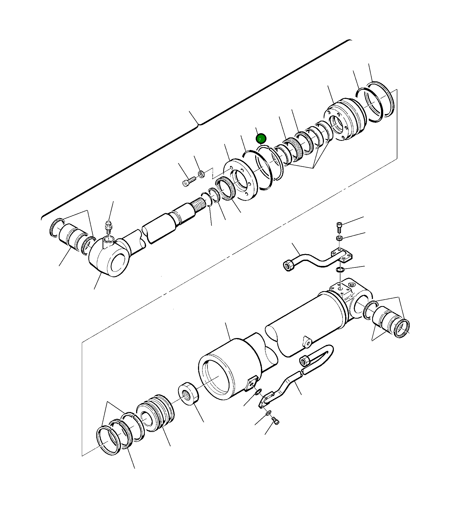 Кольцо 22E-61-11330  Komatsu
