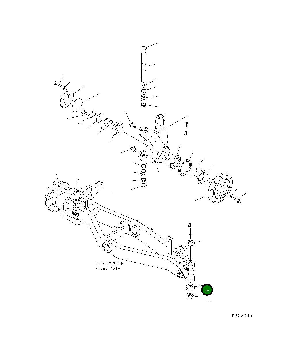 Крышка 23B-27-11270  Komatsu