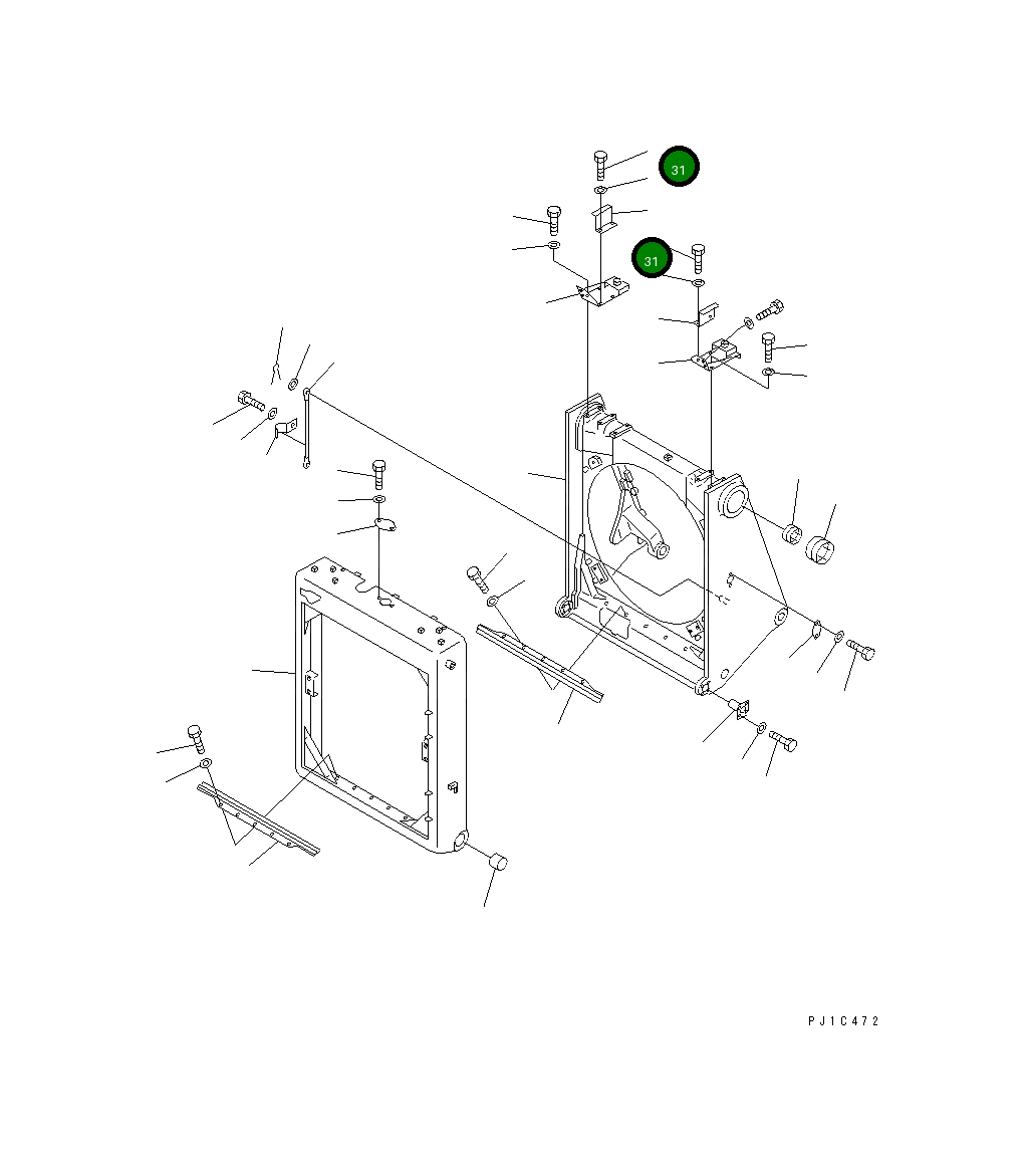 Болт 01010-82055 Komatsu