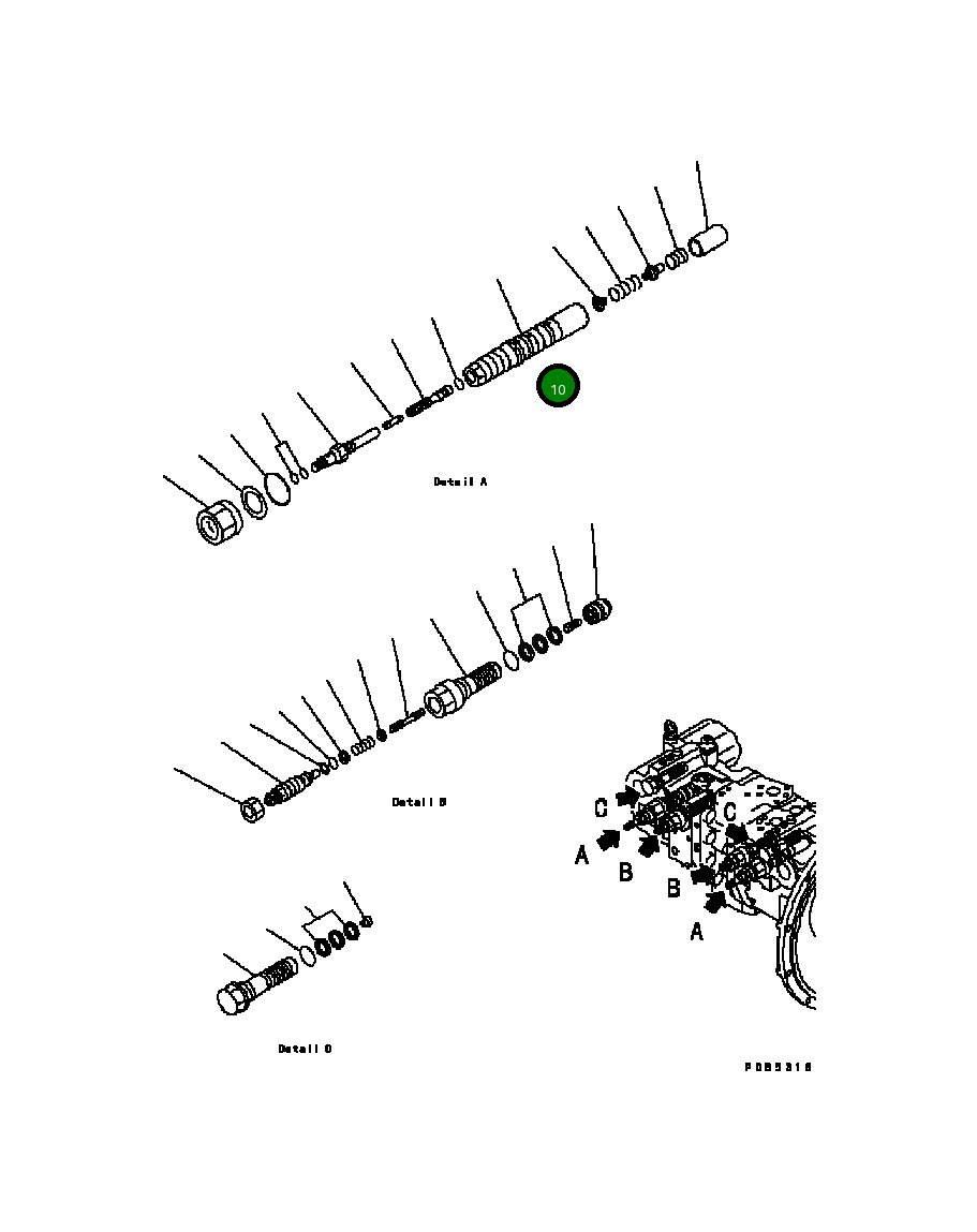 Кольцо уплотнительное (O-Ring) 708-2L-23940 Komatsu