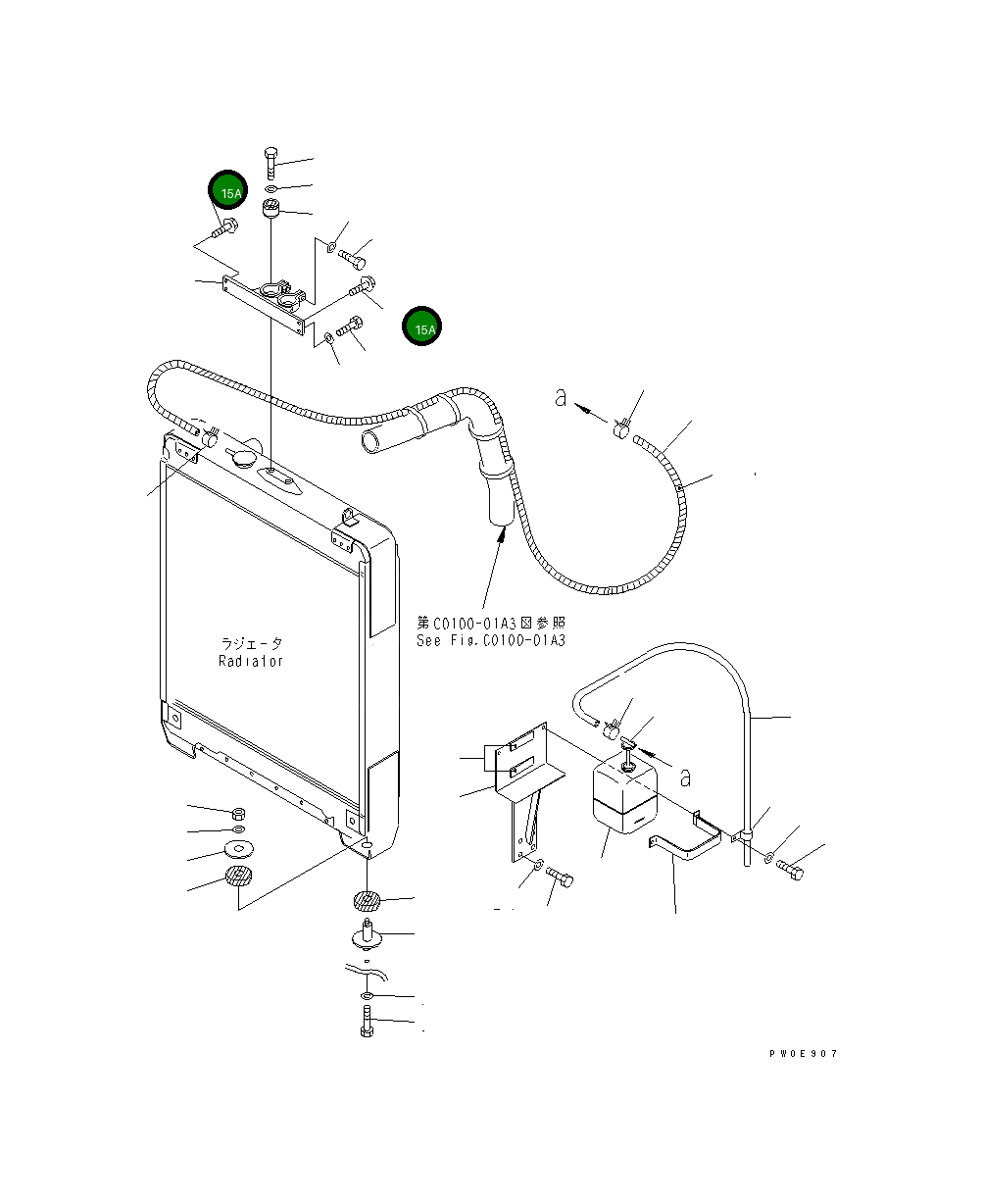 Болт 01439-01030 Komatsu