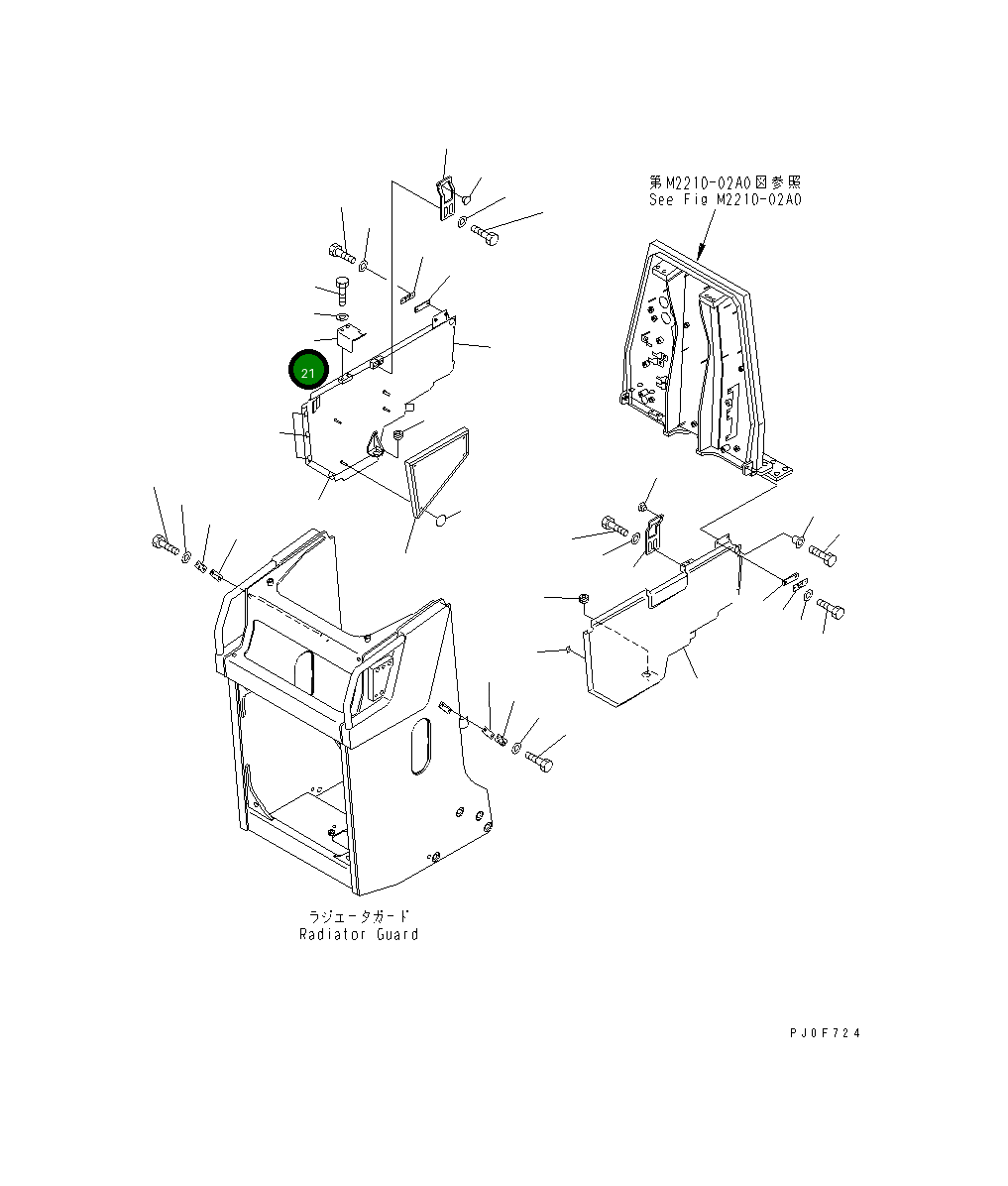 Крышка 11Y-54-11541 Komatsu
