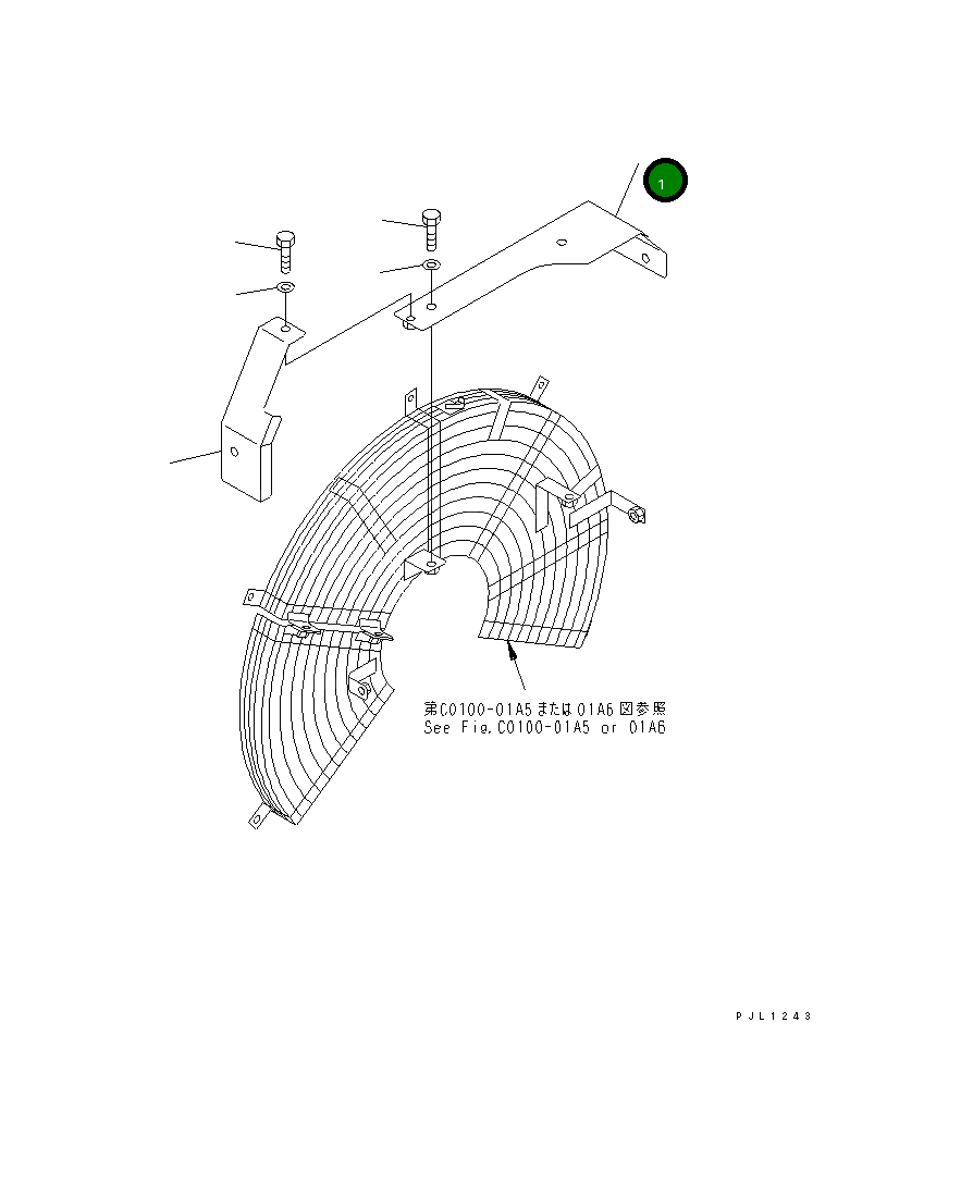Крышка 208-03-61730 Komatsu