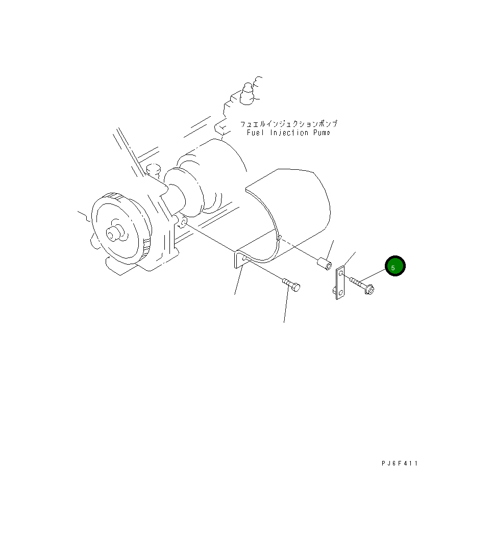 Болт 600-311-1840  Komatsu