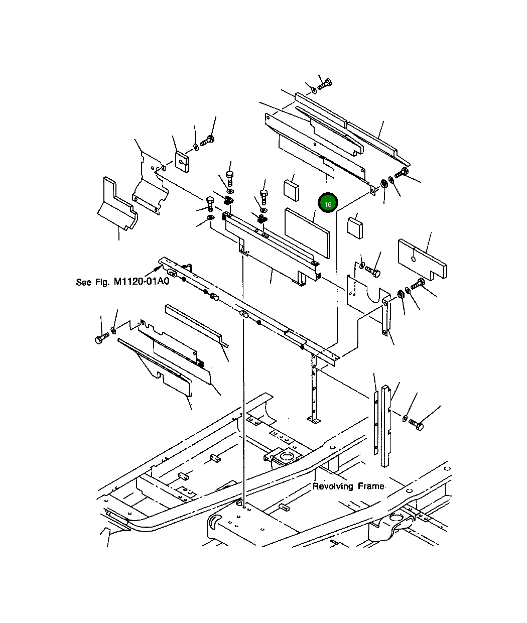 Крышка 208-54-68120 Komatsu