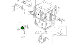 Крышка 235-950-2550 Komatsu