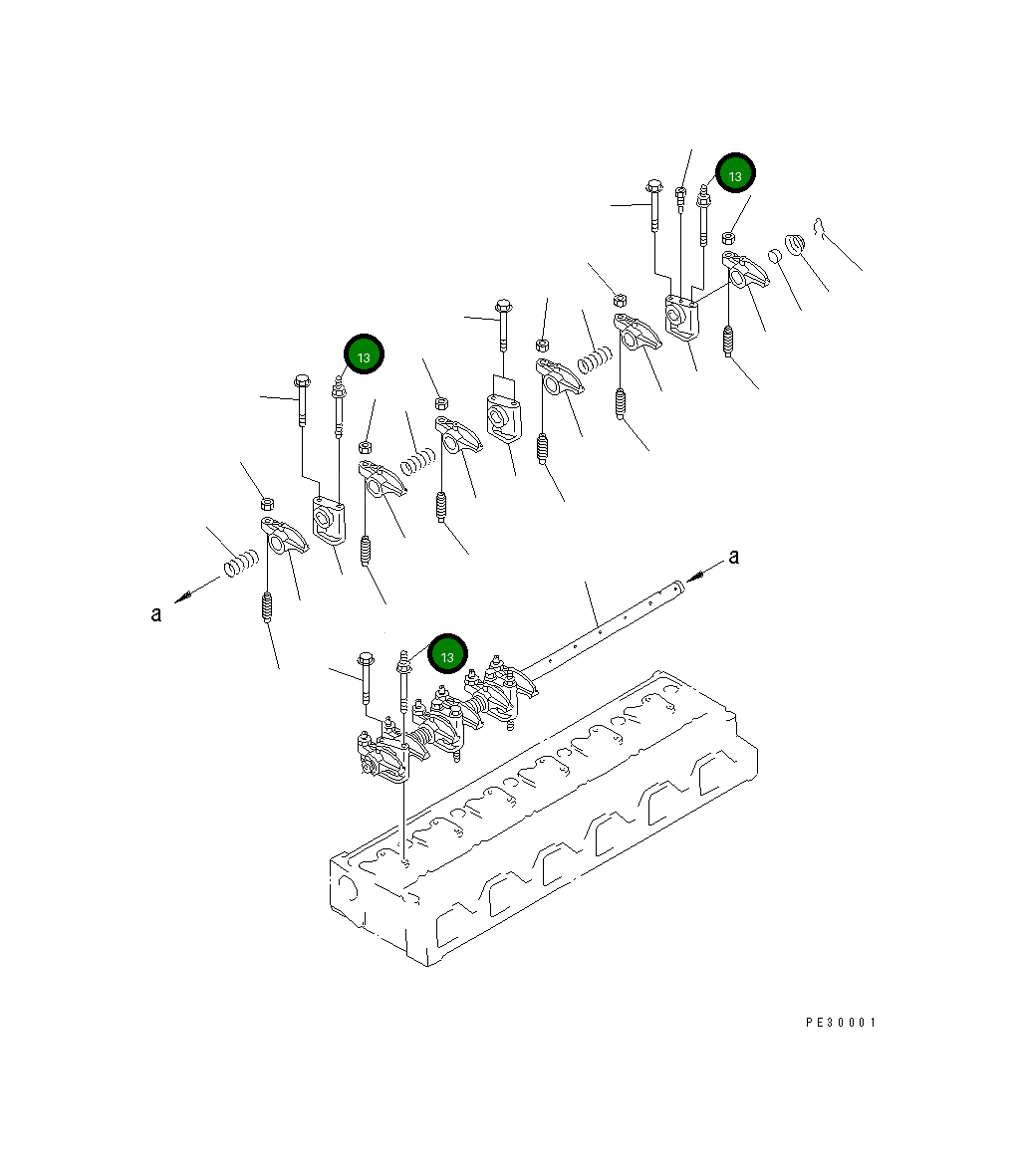 Болт 6204-41-5710 Komatsu