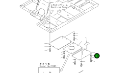 Крышка 20Y-54-28553 Komatsu