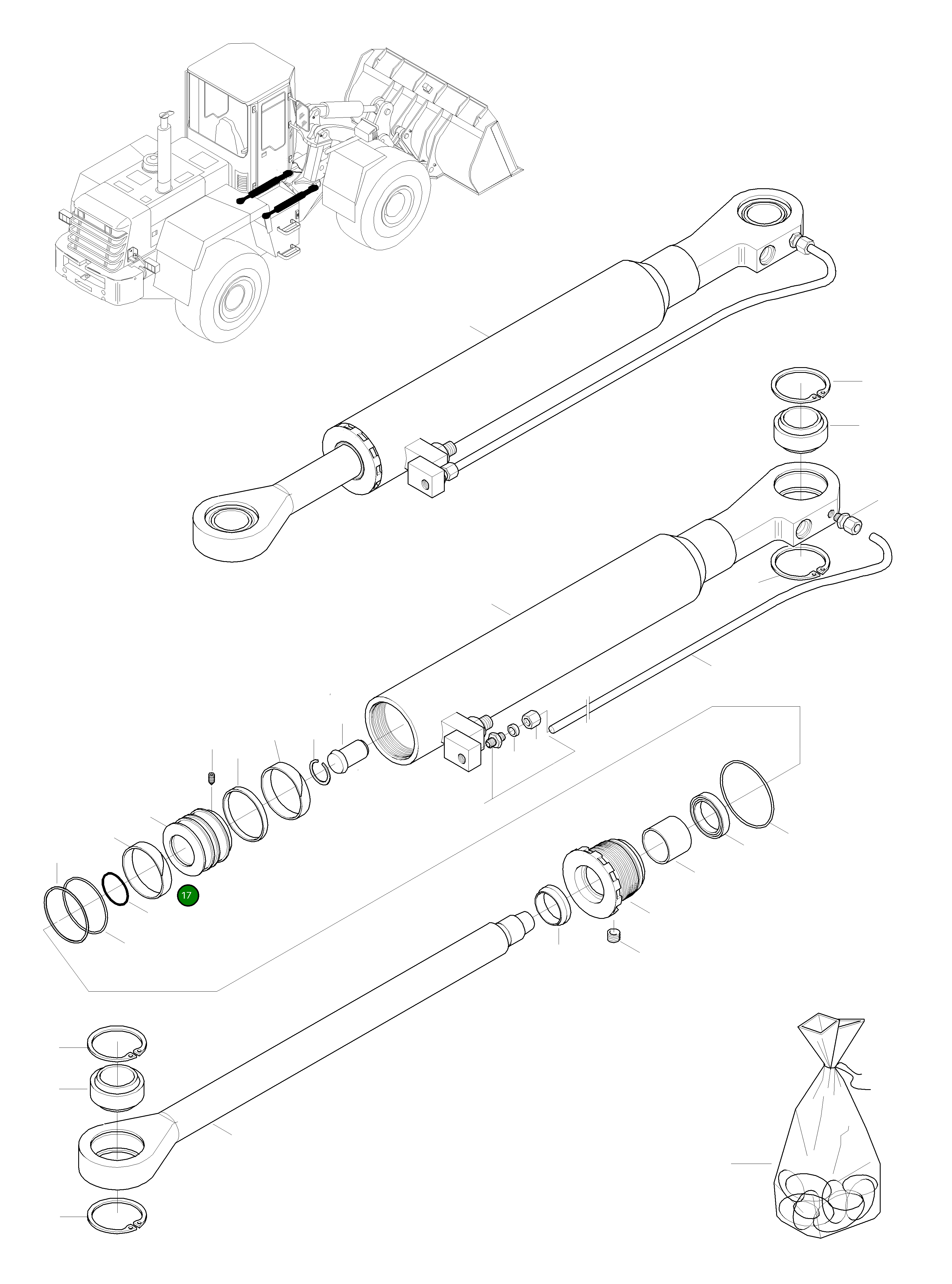 Кольцо уплотнительное (O-Ring) 42Y-63-H0P29 Komatsu