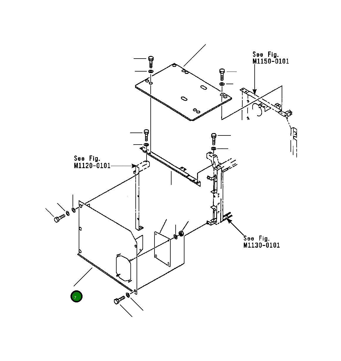 Крышка 20Y-54-29830 Komatsu