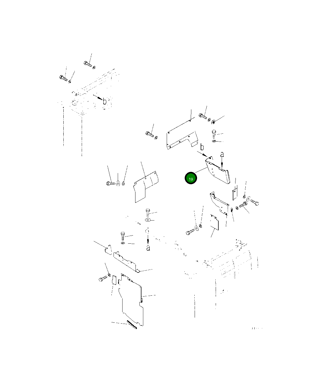 Крышка 2A5-54-16270 Komatsu