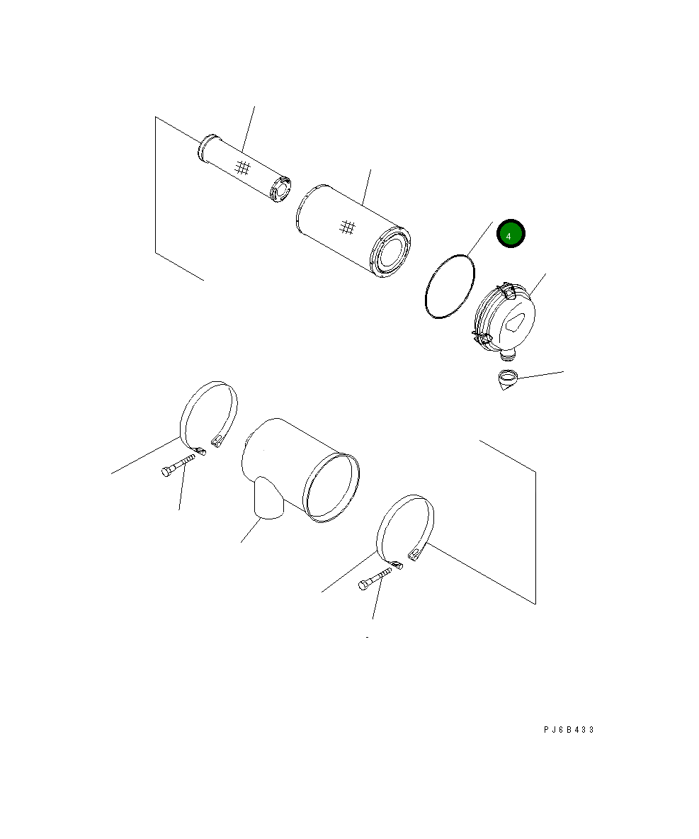 Кольцо уплотнительное (O-Ring) 600-184-1370 Komatsu