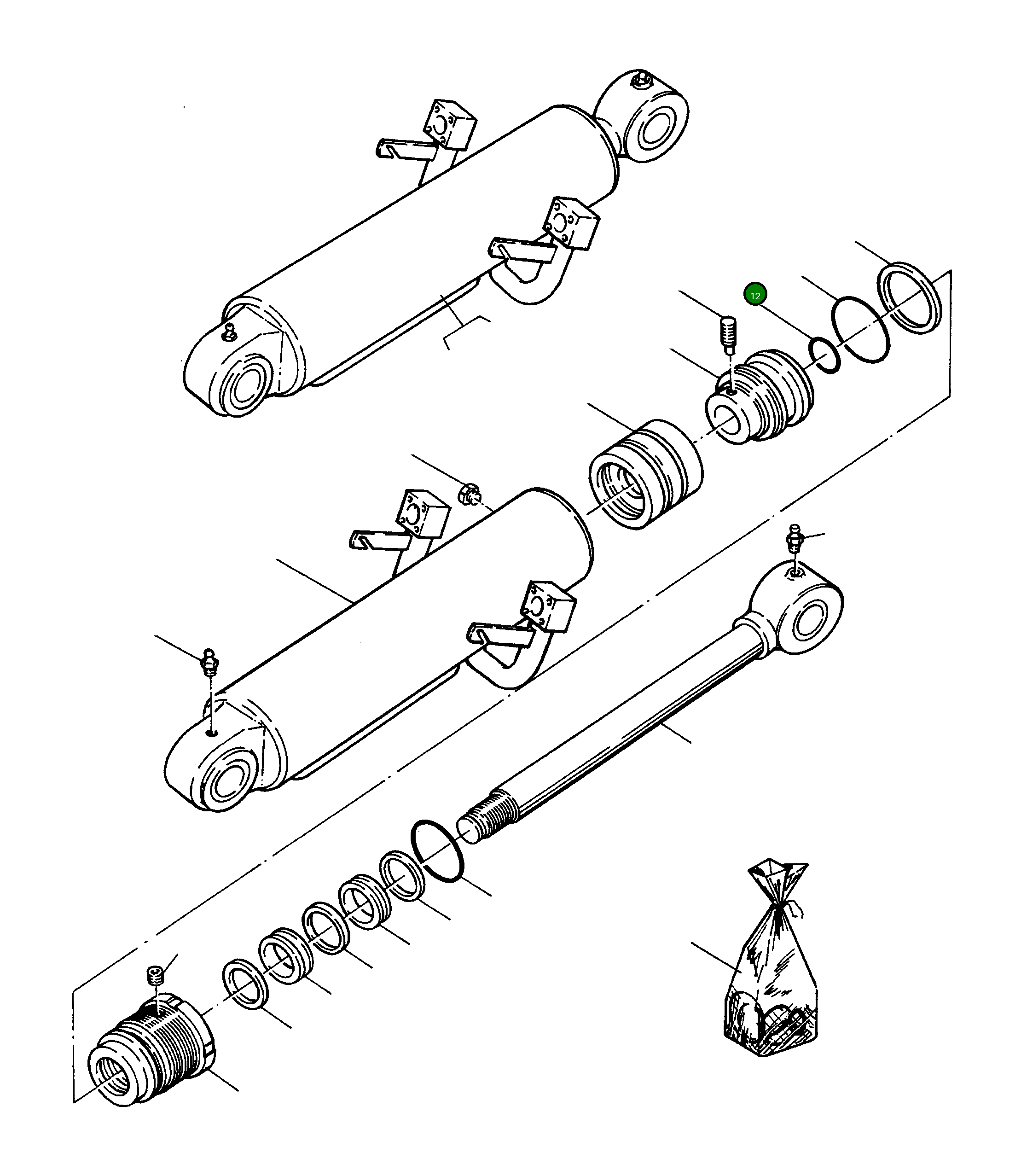 Кольцо уплотнительное (O-Ring) 4909976M1 Komatsu