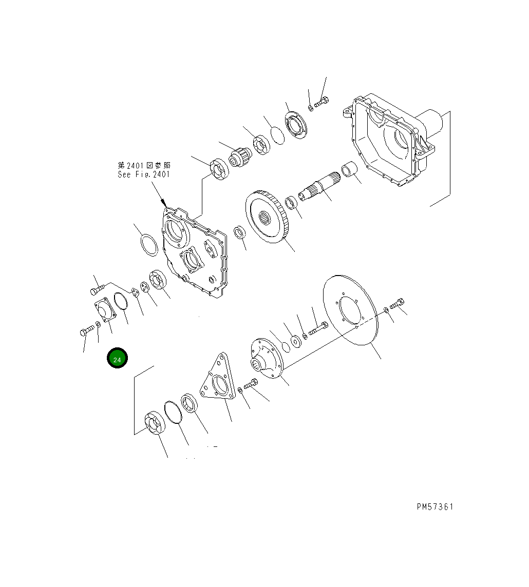 Крышка 273-14-11140 Komatsu