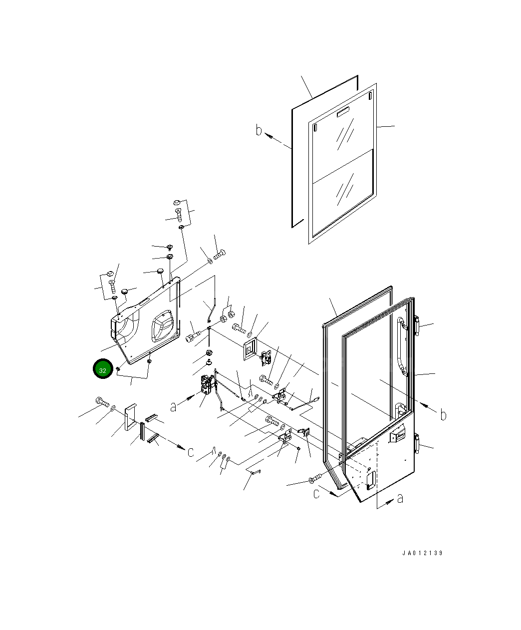 Крышка 421-926-4670 Komatsu