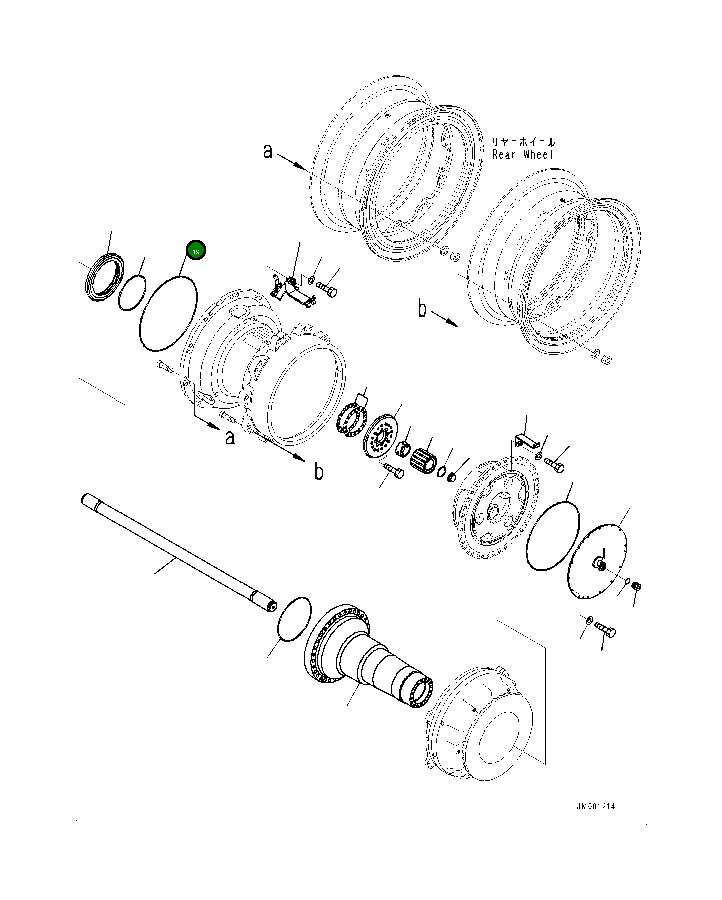 Кольцо уплотнительное (O-Ring) 561-22-78290 Komatsu