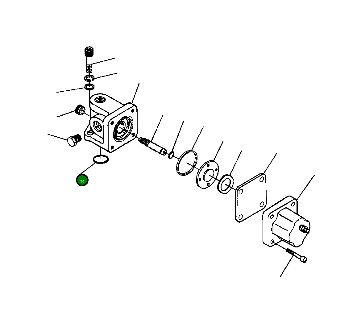 Кольцо уплотнительное (O-Ring) 117 740 Komatsu