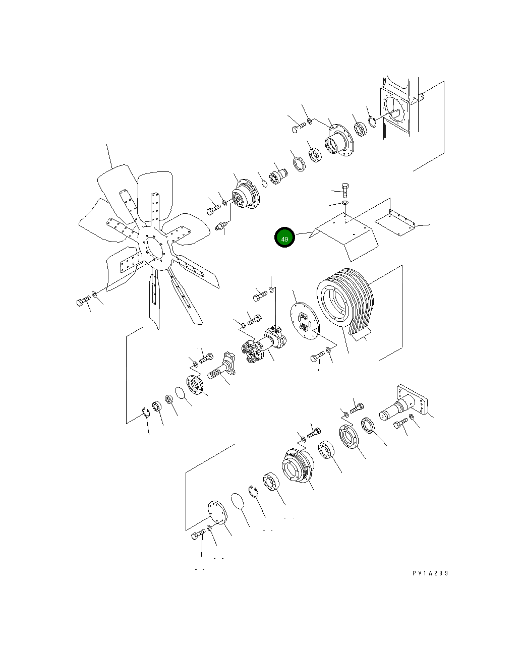 Крышка 19M-03-21390 Komatsu