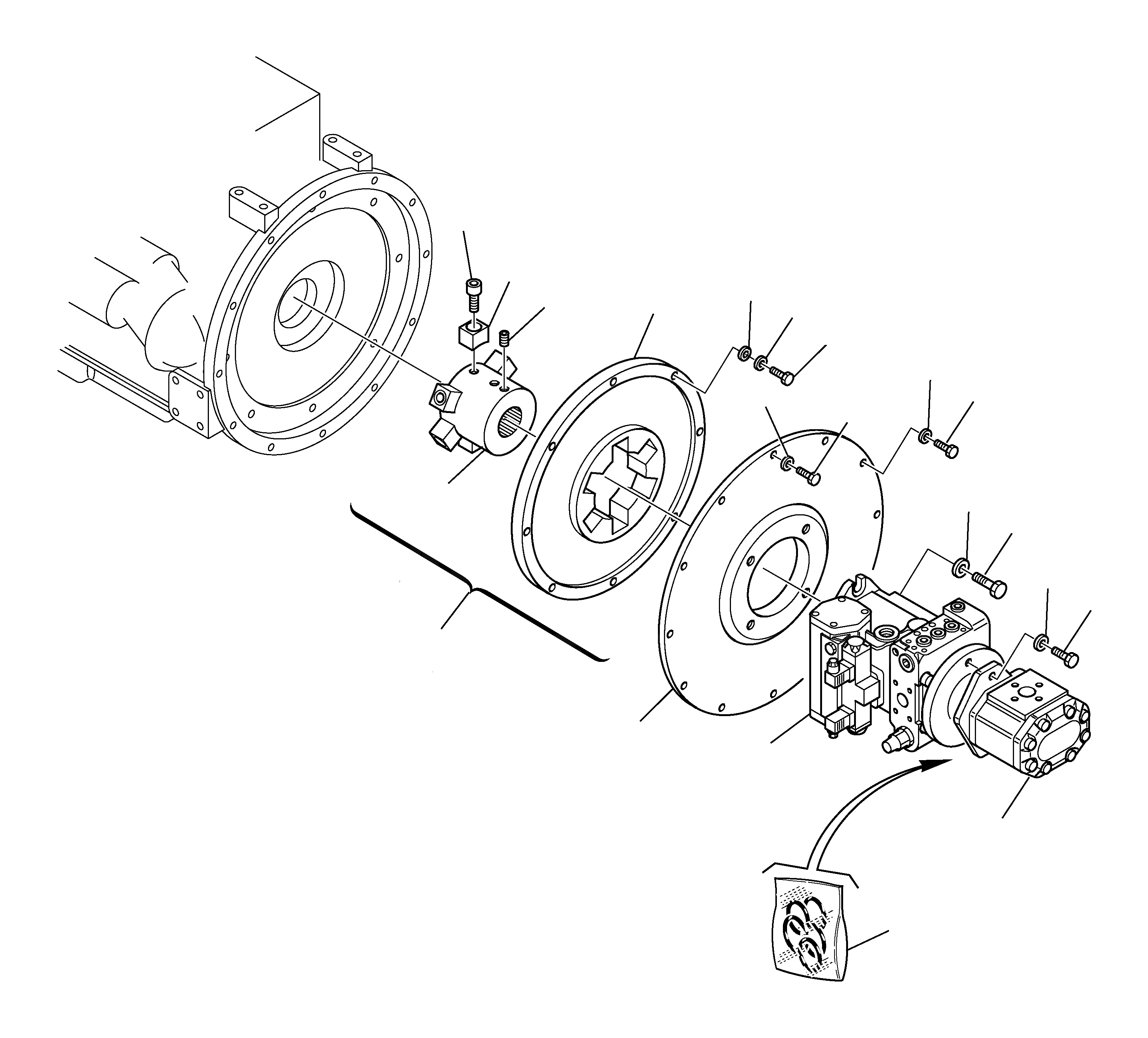 Крышка 360707655  Komatsu