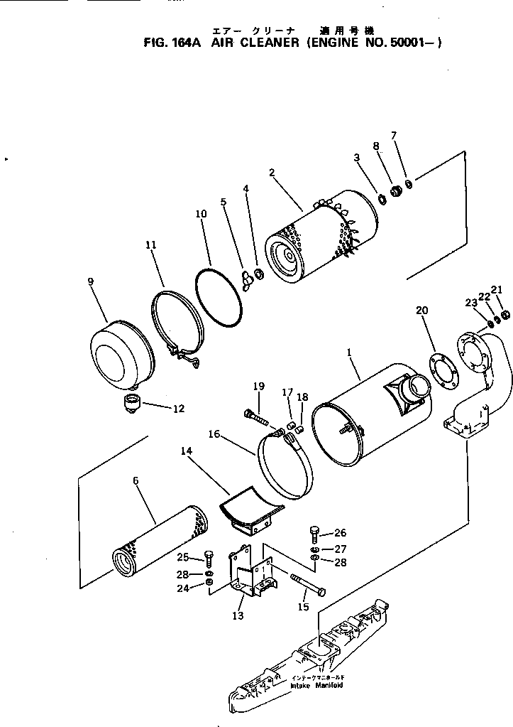 Болт 6130-72-6860 Komatsu