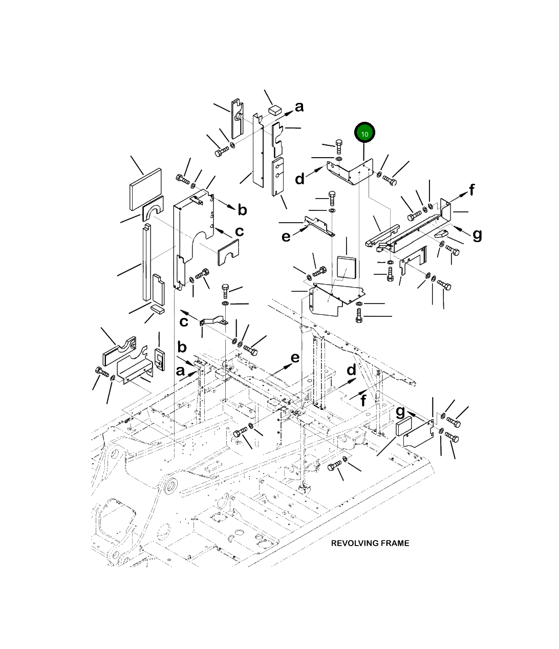 Крышка 207-54-41741  Komatsu
