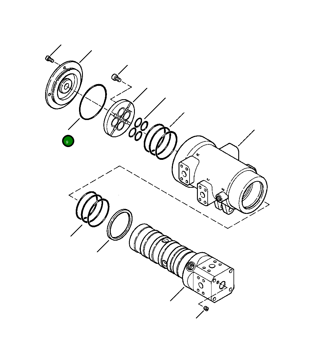 Кольцо уплотнительное (O-Ring) 343 925 R1 Komatsu