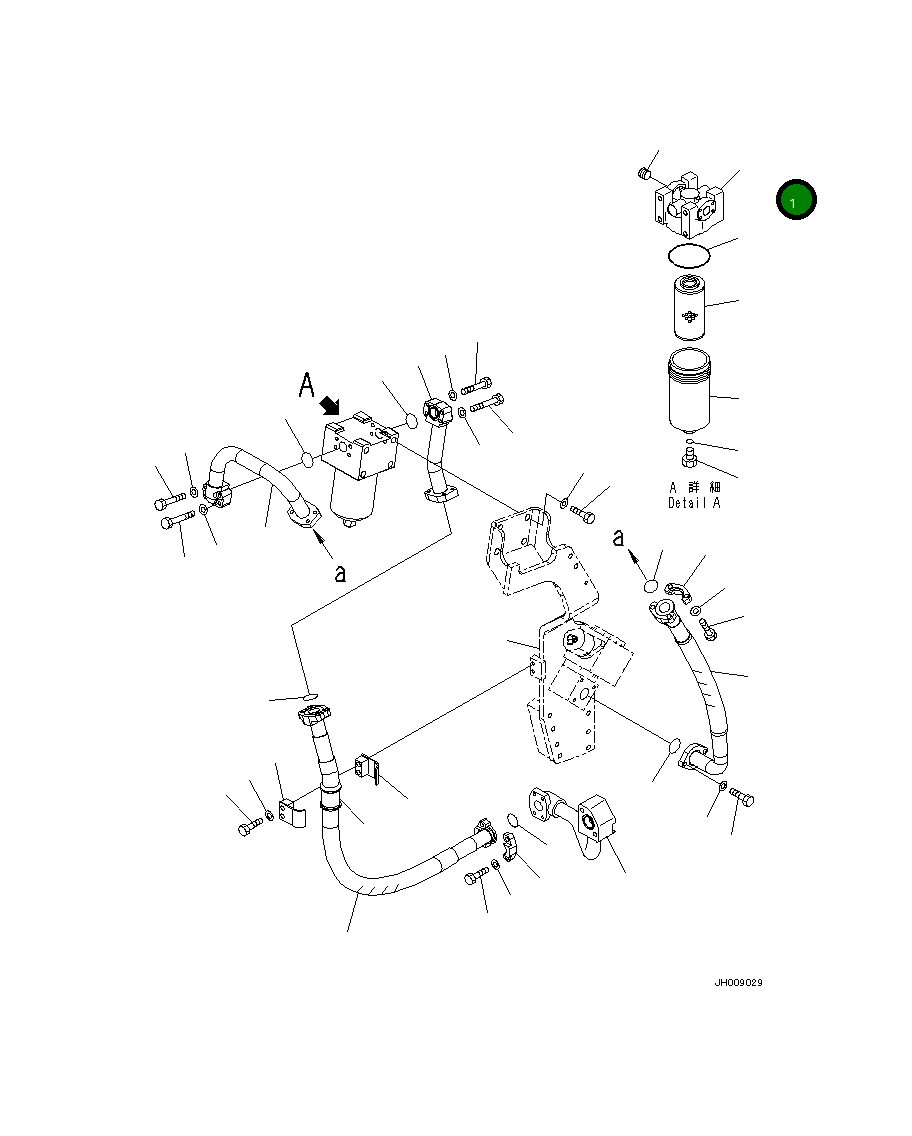 Крышка 207-970-511101 Komatsu