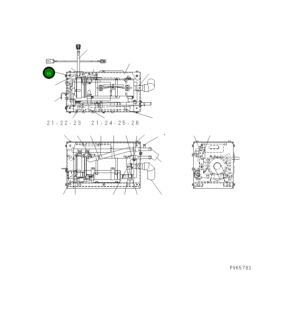 Болт MKBW13=0616  Komatsu