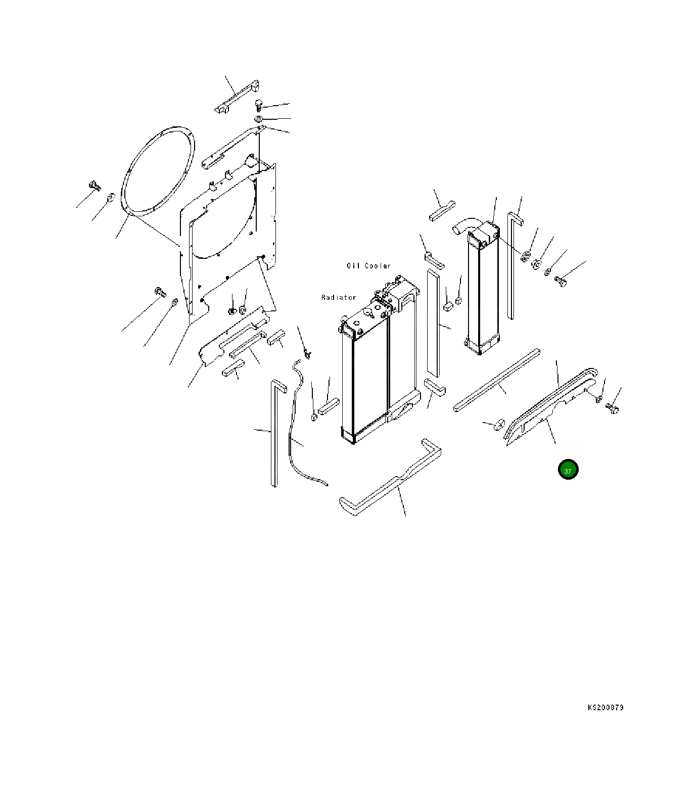 Крышка 20Y-03-41332 Komatsu