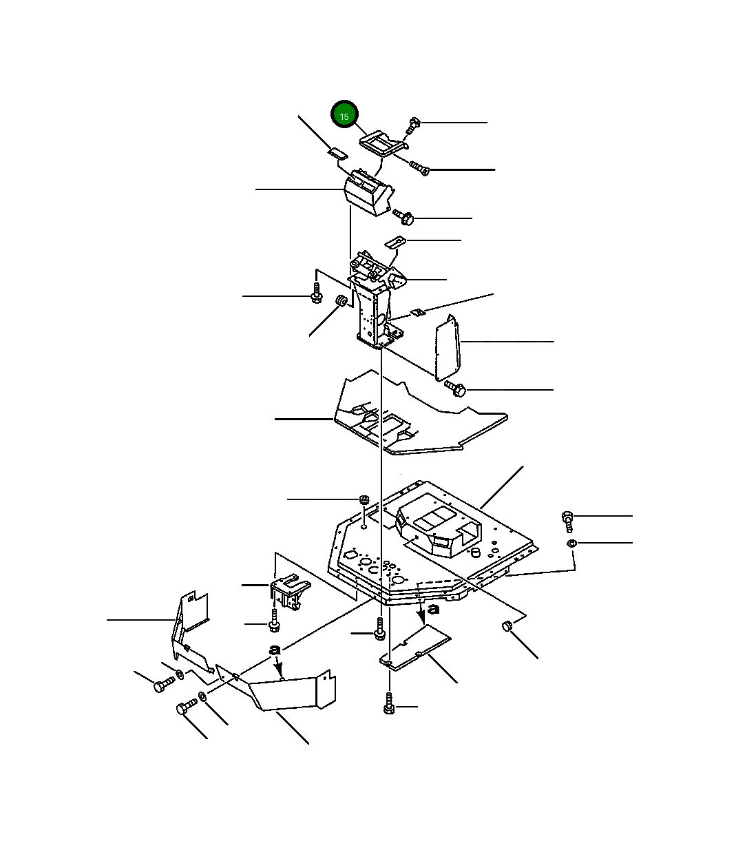 Крышка 425-54-12871 Komatsu