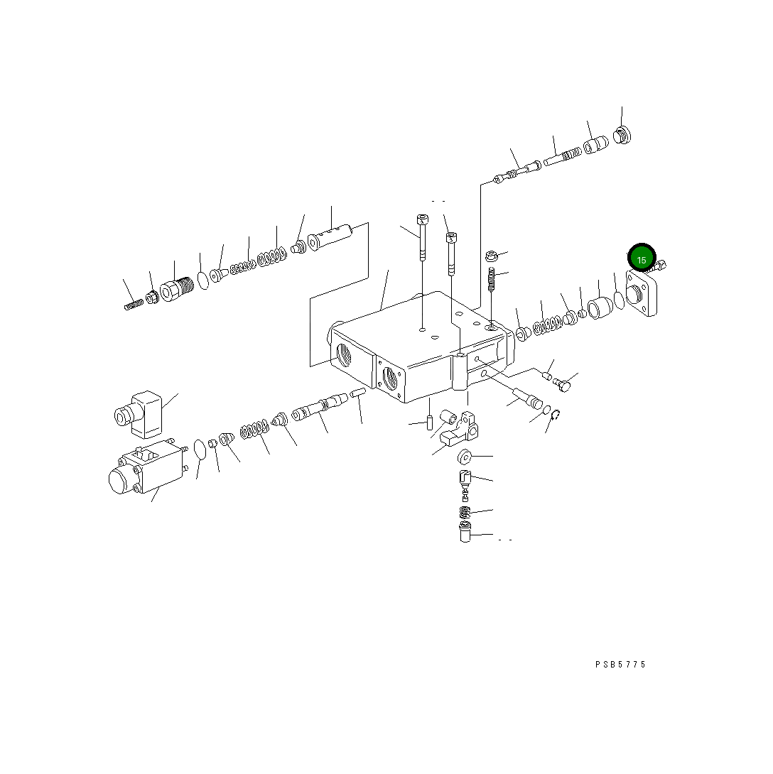 Болт 21P-60-K3970 Komatsu