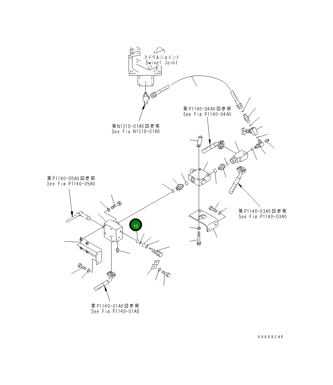 Кольцо уплотнительное (O-Ring) 07000-B1006 Komatsu