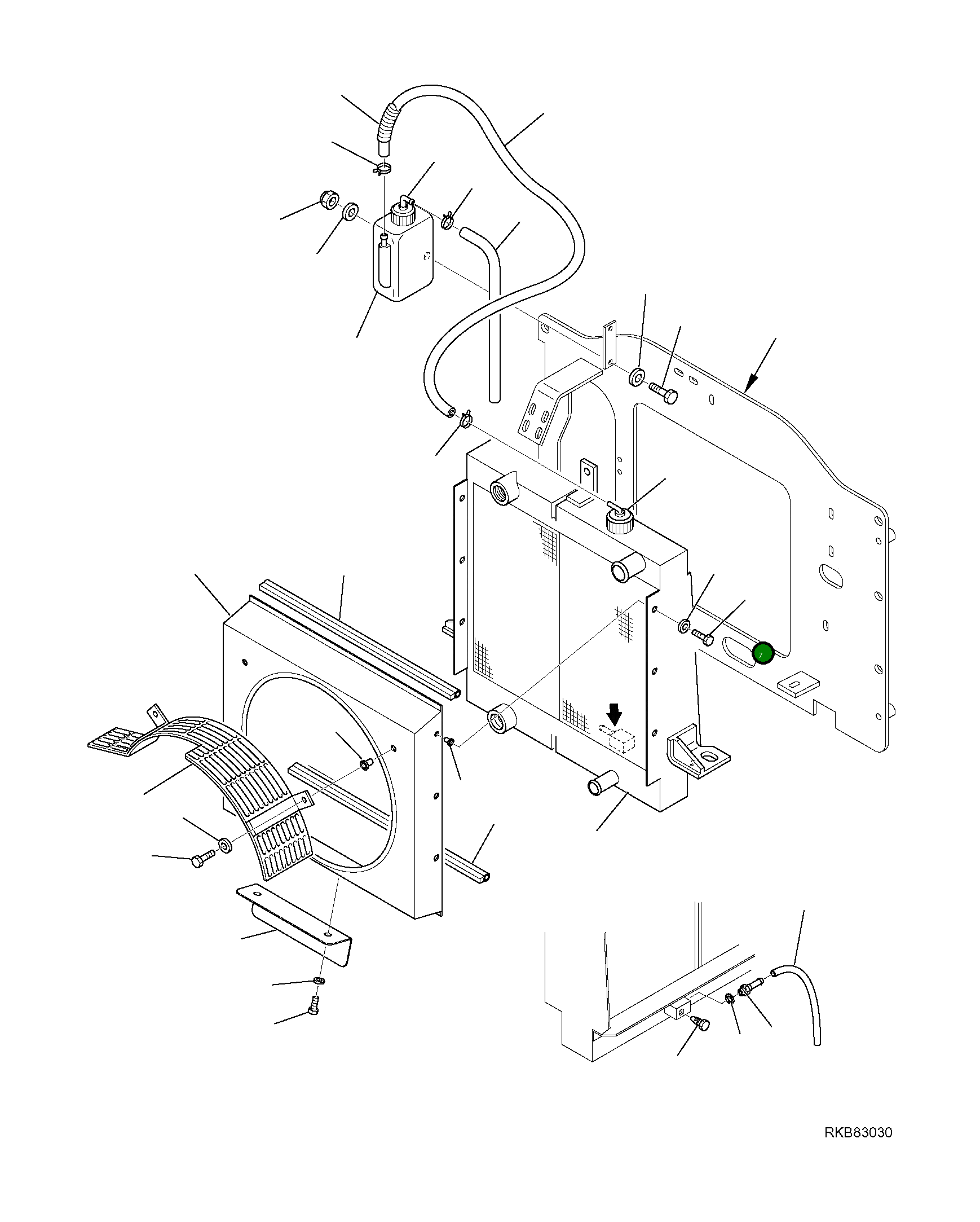 Болт 37D-03-11550 Komatsu