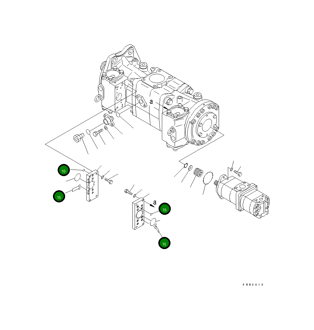 Кольцо уплотнительное (O-Ring) 07000-E1009  Komatsu