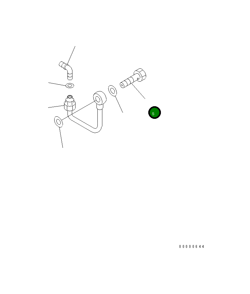 Болт 6732-81-8210 Komatsu